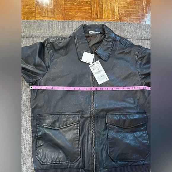 COPY - Zara leather Jacket - Picture 2 of 5